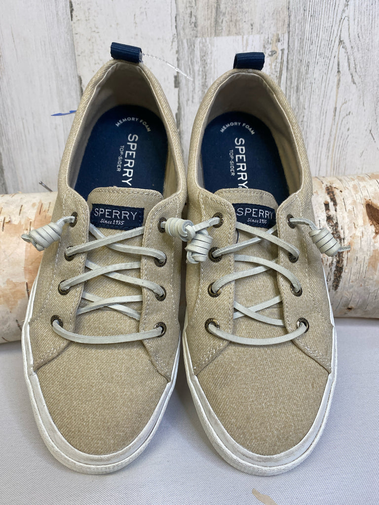 Sperry Size 7.5 Tan Sneakers