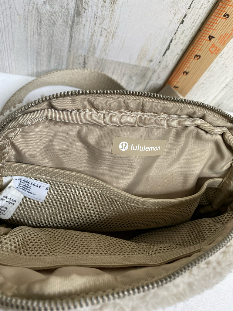 lululemon Cream Sling Bag