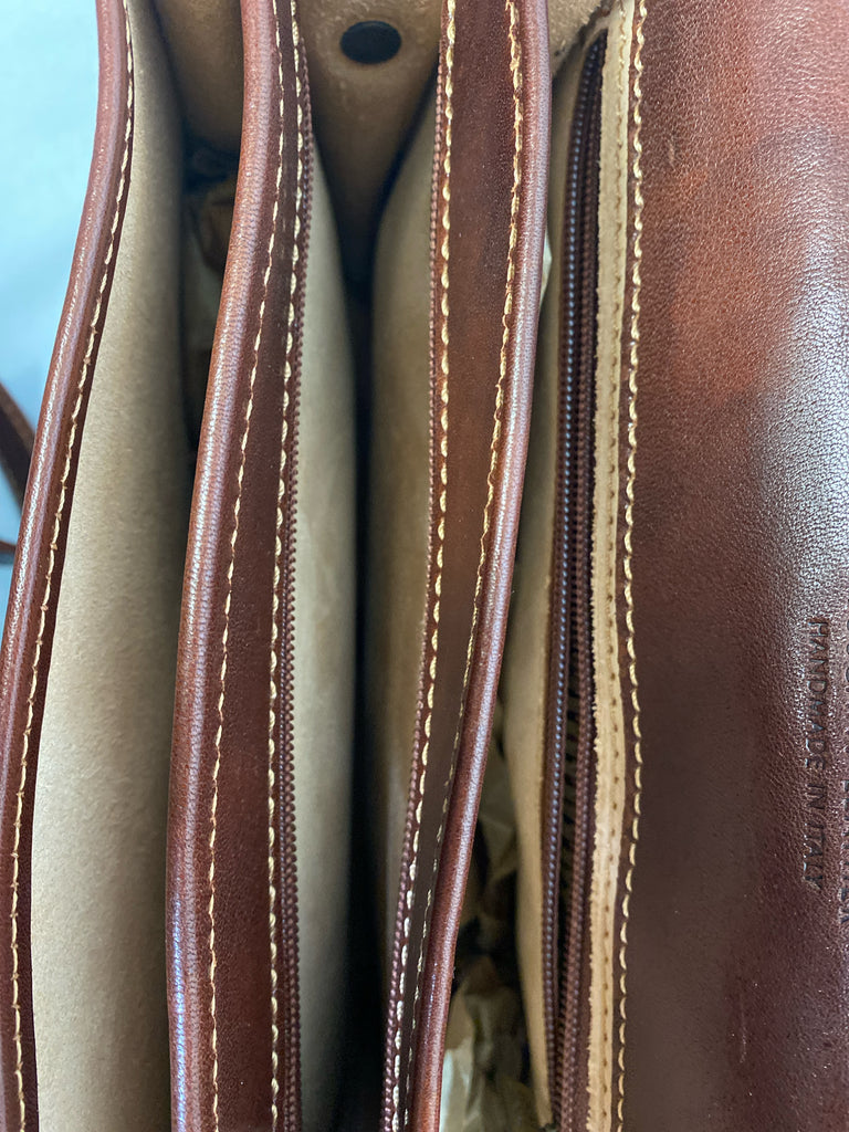 Tuscany Leather Brown Handbag Better Brand