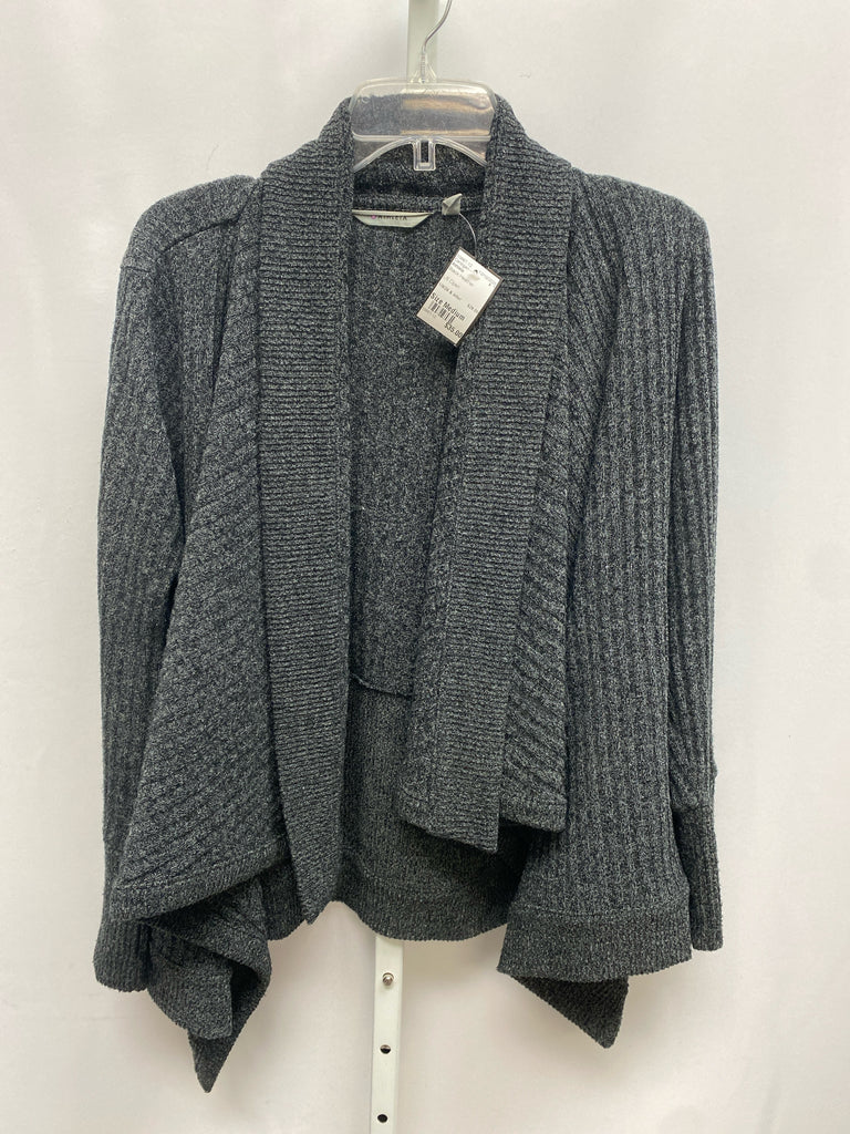 Athleta Size Medium Black Heather Cardigan