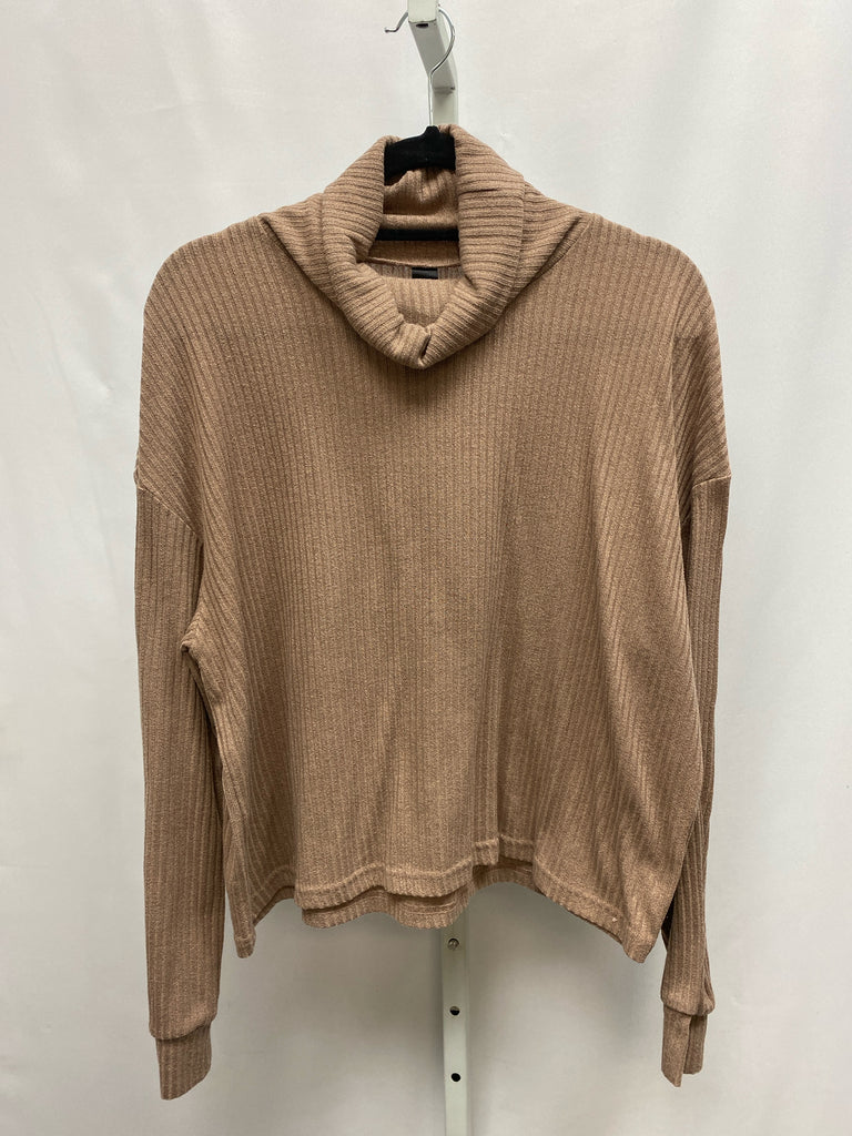 Shein Size XL Taupe Long Sleeve Top