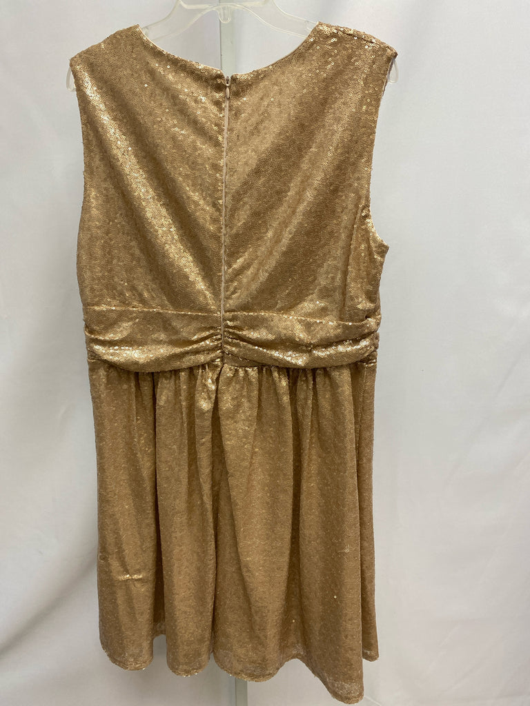 Size XL Eva Mendes Gold Special Occasion