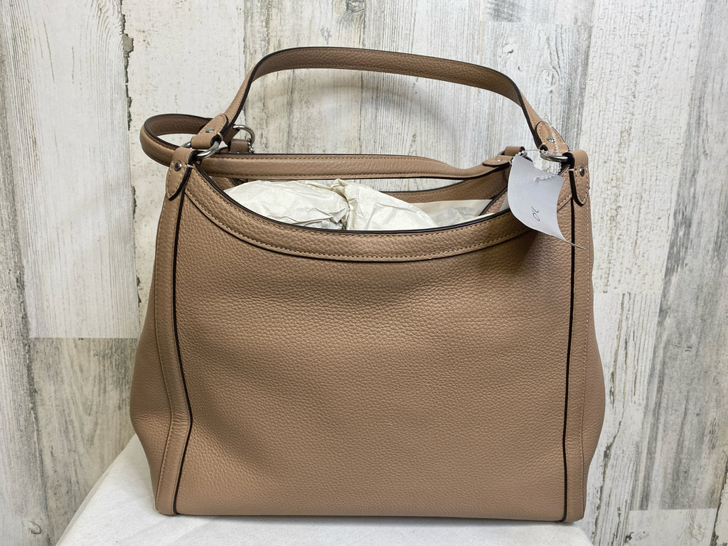 Coach Taupe Designer Handbag