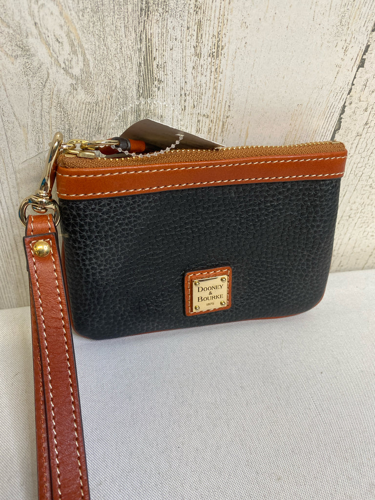 Dooney & Bourke Black/Brown Designer Wristlet