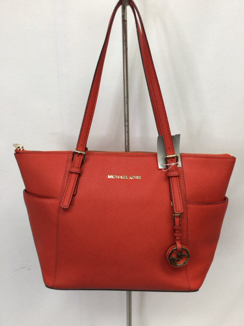 Michael Kors Red Designer Handbag