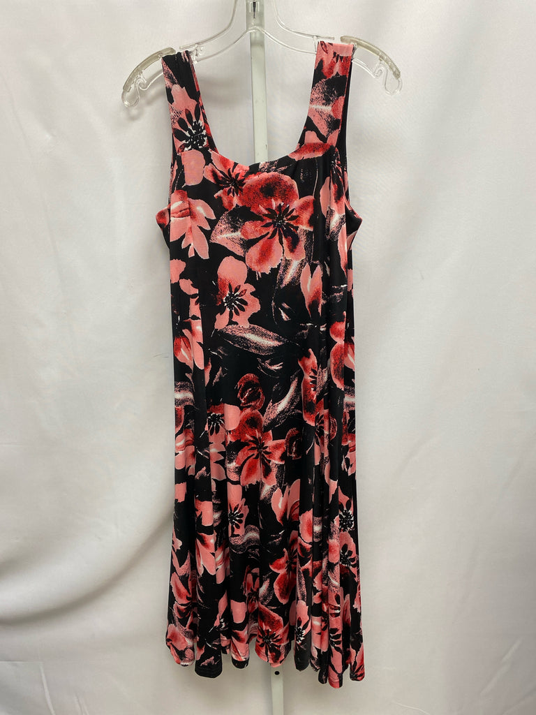 Size Small Creations Black/Pink Sleeveless Dress