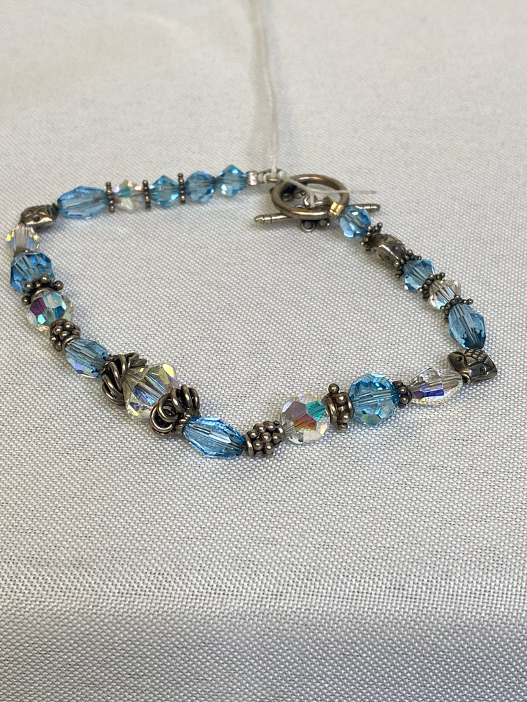 Silver/Blue Bracelet