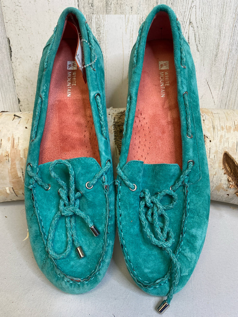 White Mountain Size 11 Turquoise Loafers