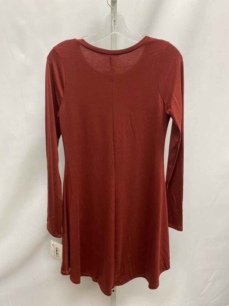 Size Small Zenana Rust Long Sleeve Dress