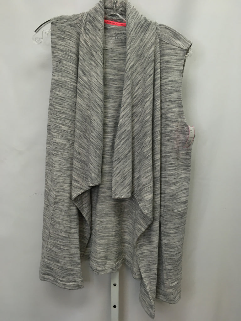 Calvin Klein Size Large Gray Heather Vest