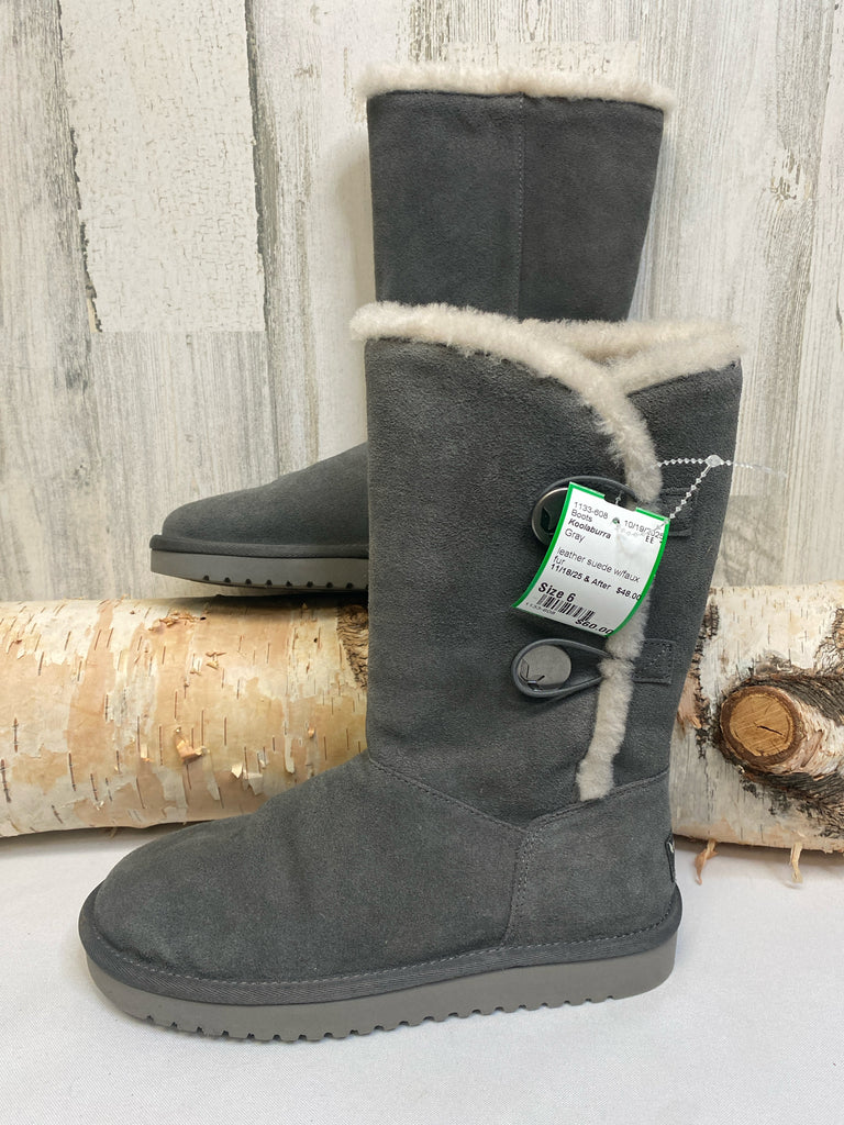 Koolaburra Size 6 Gray Boots