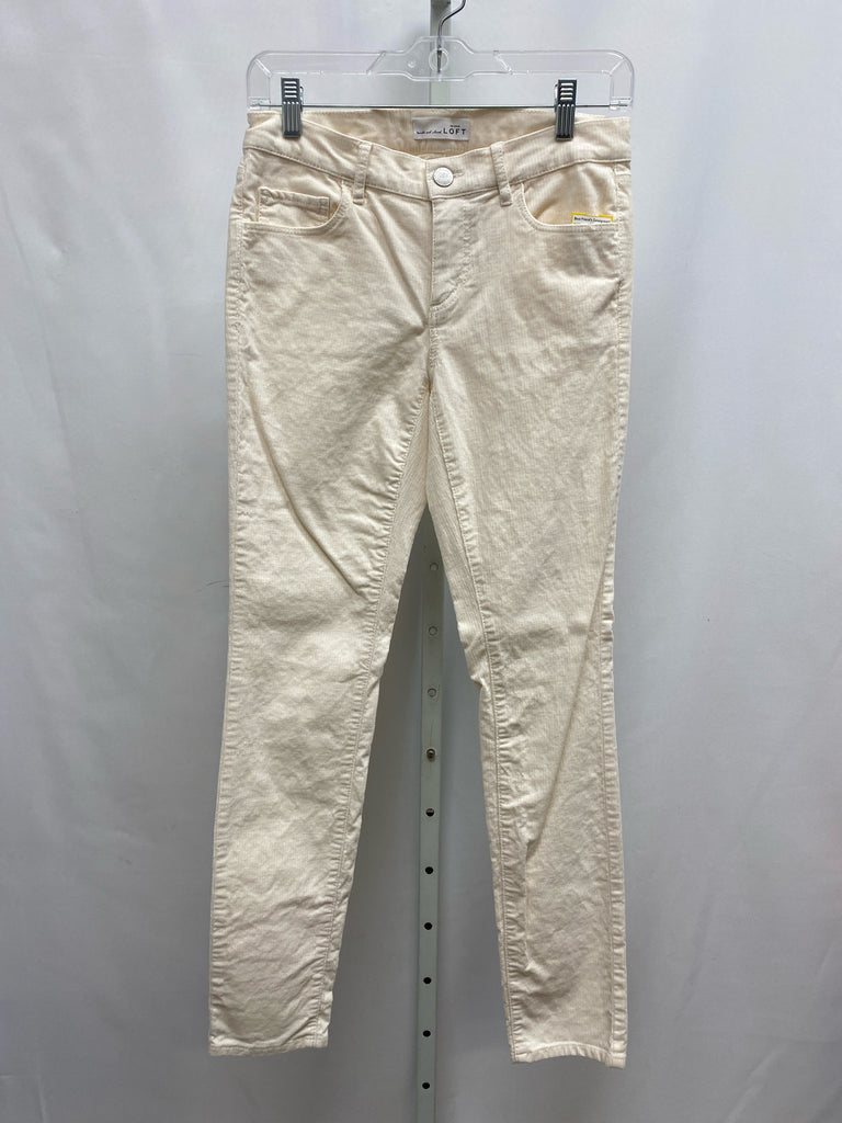 LOFT Size 0 Cream Pants