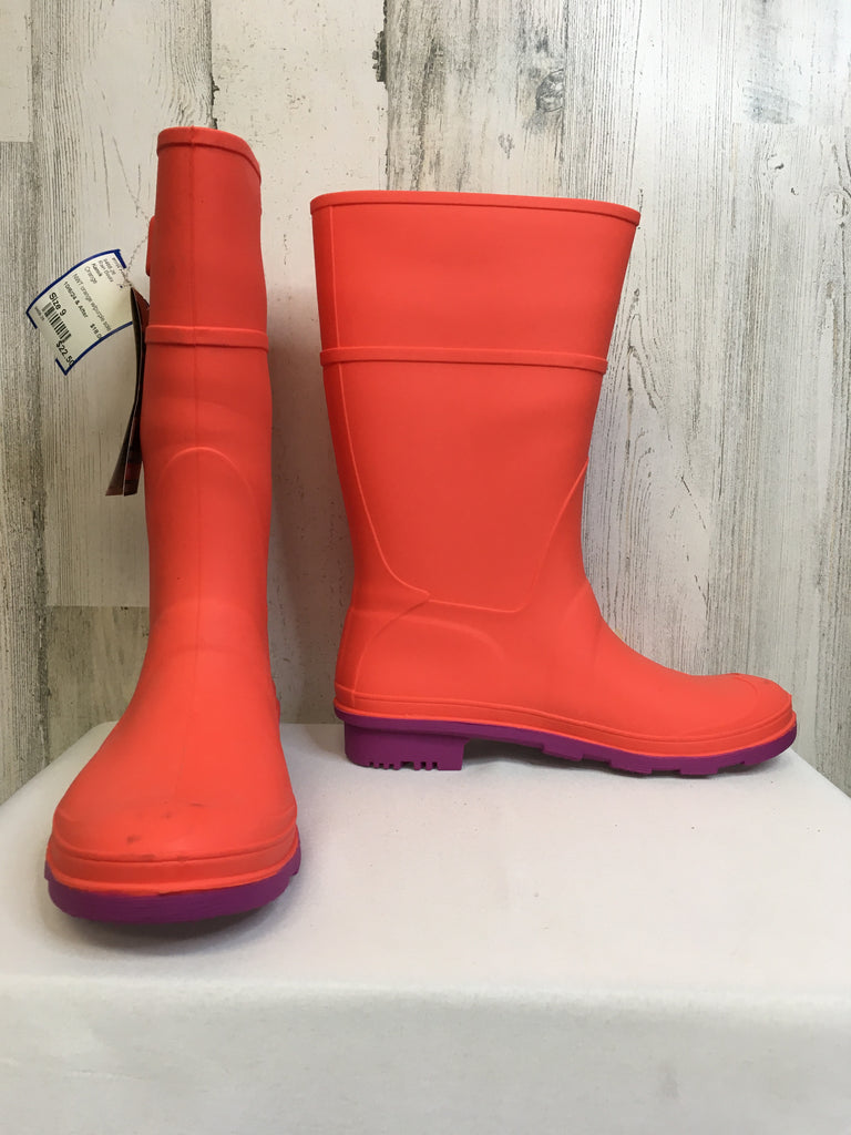 Kamik Size 9 Orange Rain Boots