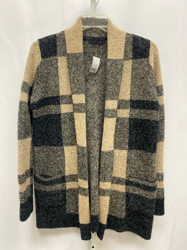 Cyrus Size Medium Black/Brown Cardigan