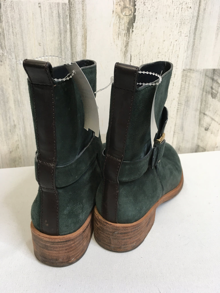 Tory Burch Size 8.5 Teal Designer Boots