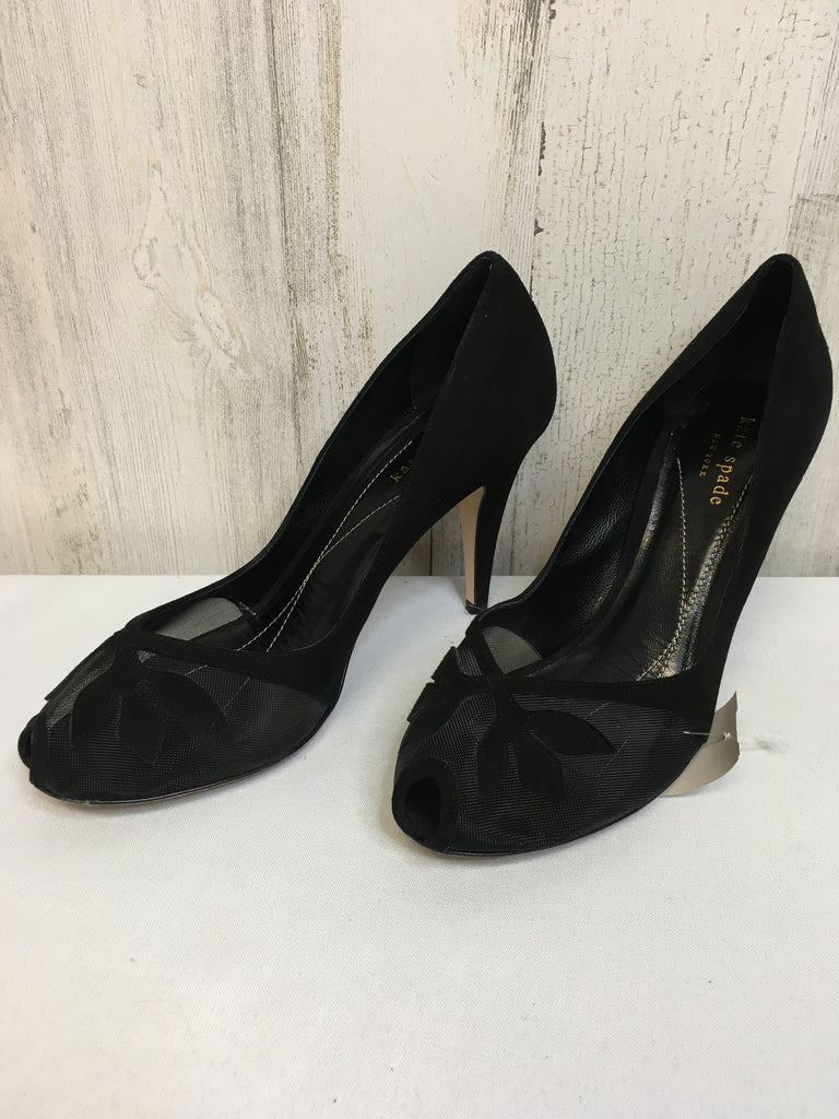 Kate Spade Size 9.5 Black Designer Shoe