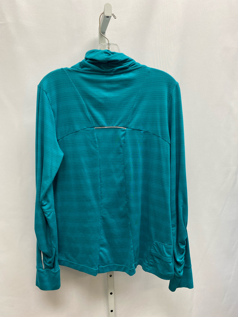 Mondetta Teal Stripe Athletic Top