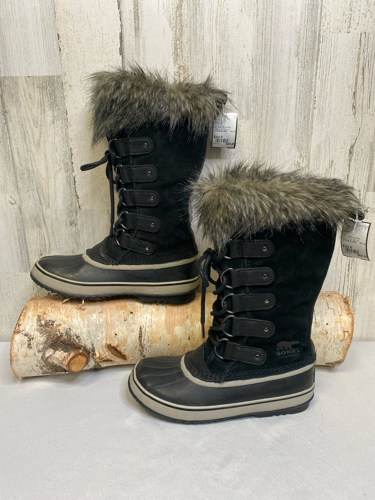 Sorel Size 9 Black Boots