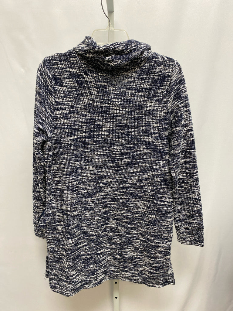 Caslon Size Medium Blue Heather Long Sleeve Tunic