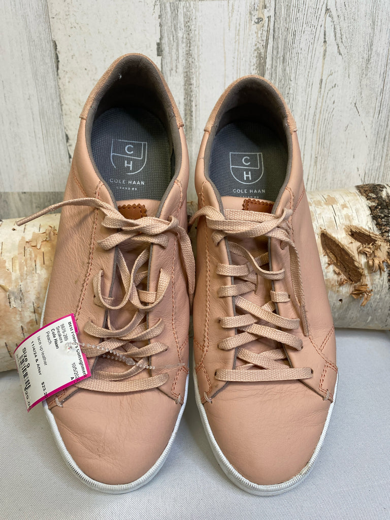 Cole Haan Size 9 Peach Sneakers