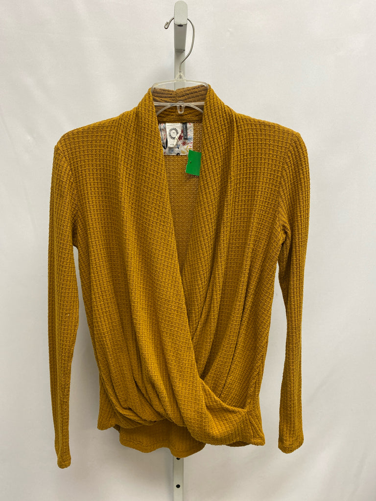 Anthropologie Size XS Mustard Long Sleeve Top