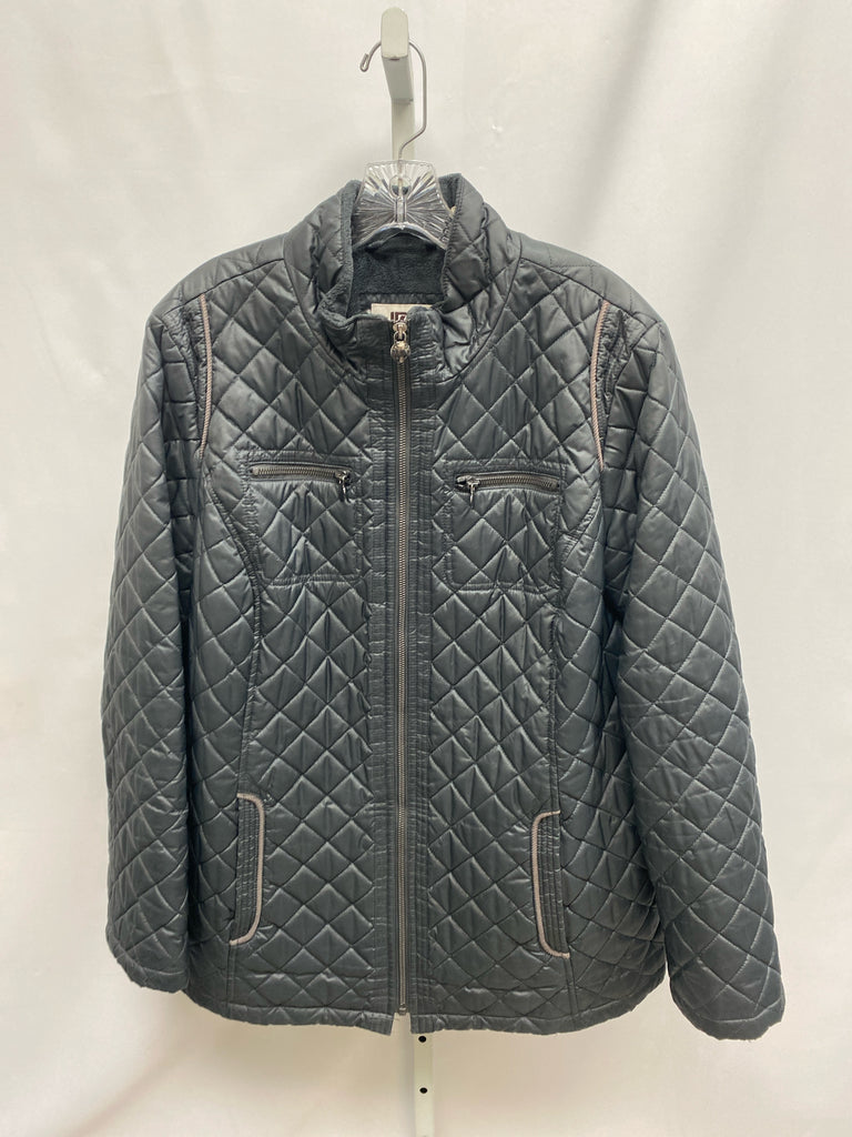 Size 1X Charcoal Jacket/Outerwear