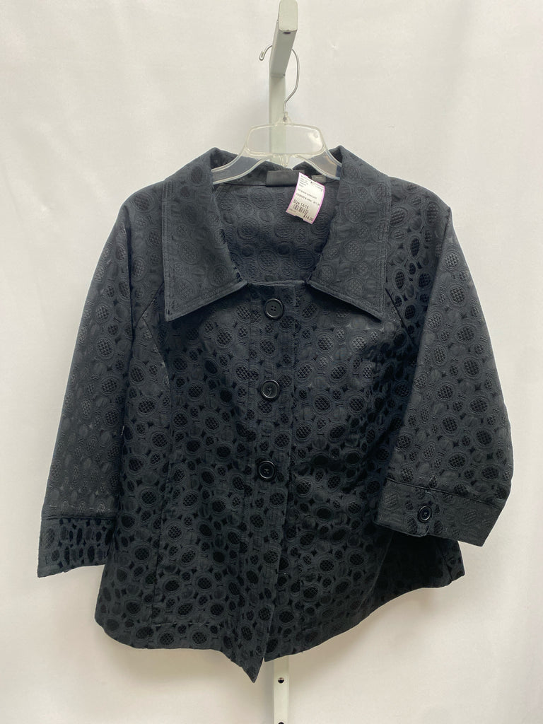 Avenue Size 14/16 Black Jacket/Top