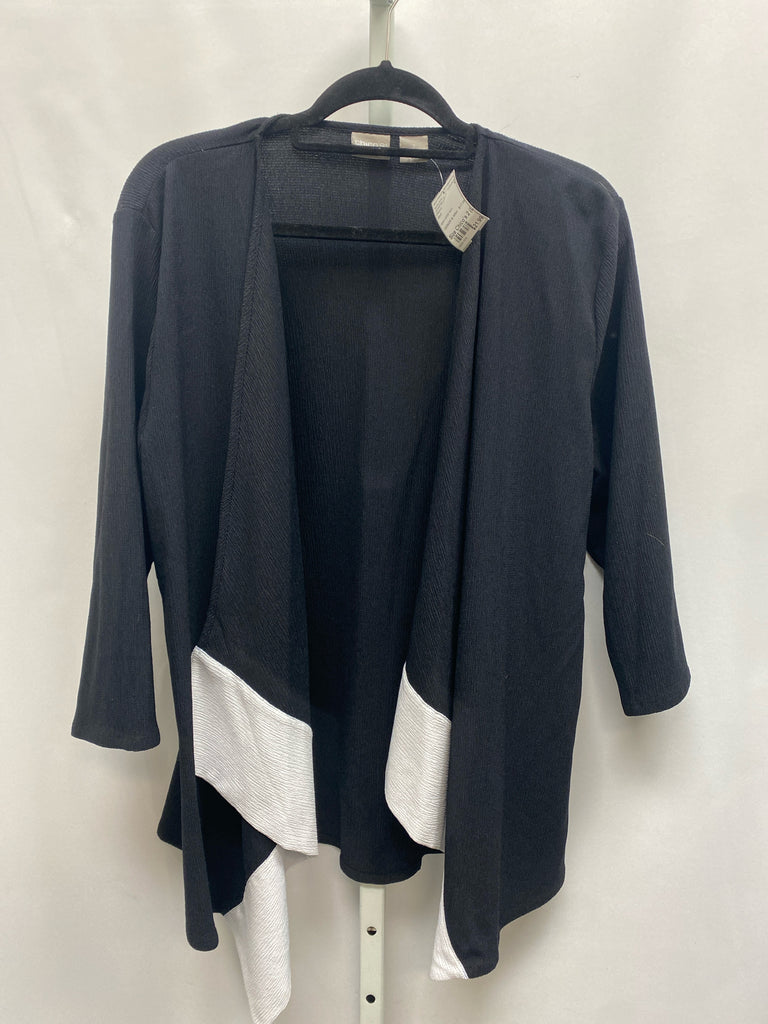 Chico's Size Chico's 2 (Large) Black Jacket/Top