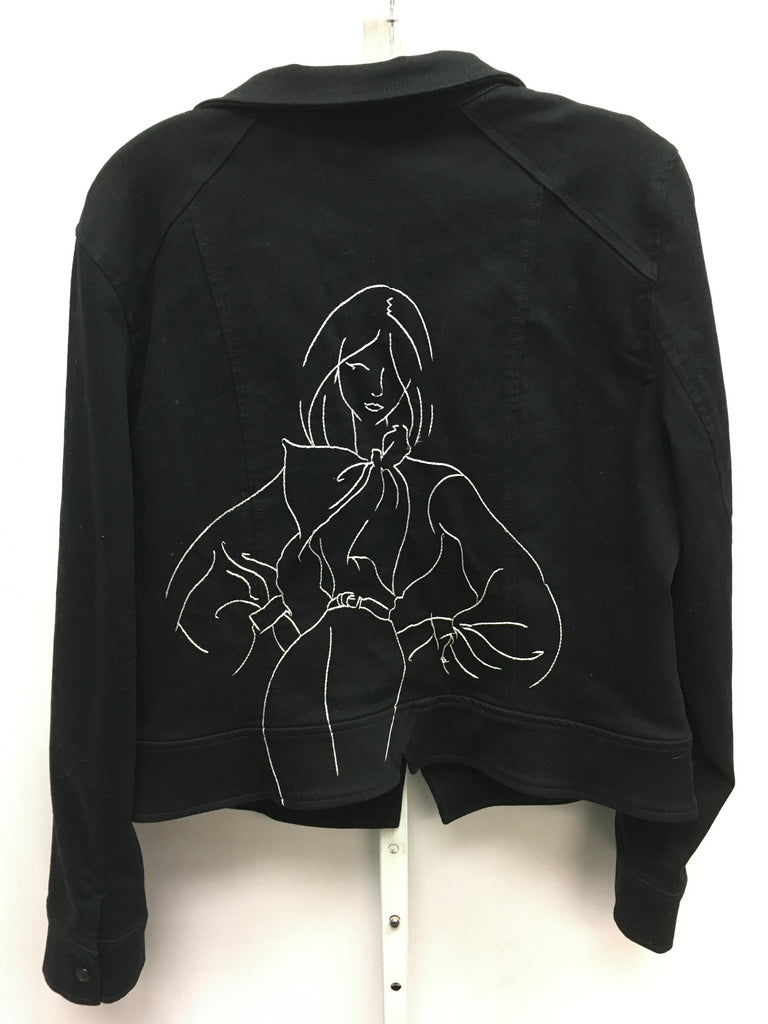 WHBM Size 14 Black Jacket/Top