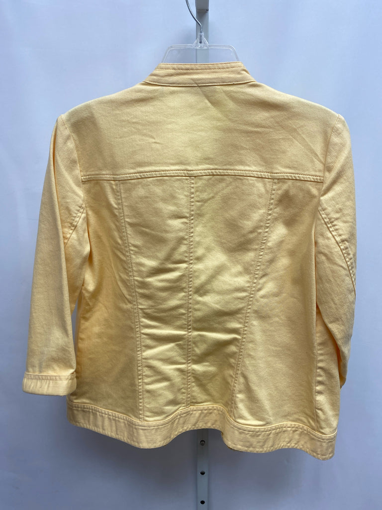 Chico's Size Chico's 0 (S) Yellow Jacket/Top