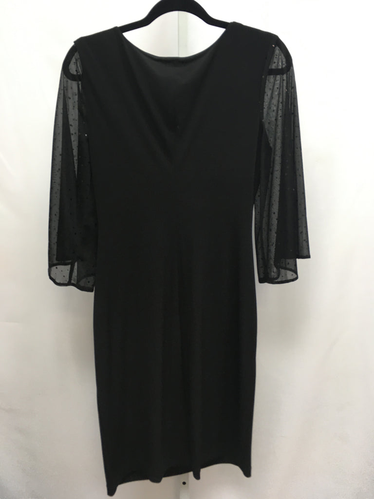 Size 6 Connected Black 3/4 Sleeve Dress