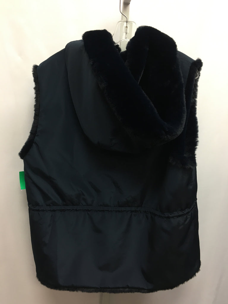 Etcetera Size XL Navy Vest/Outerwear