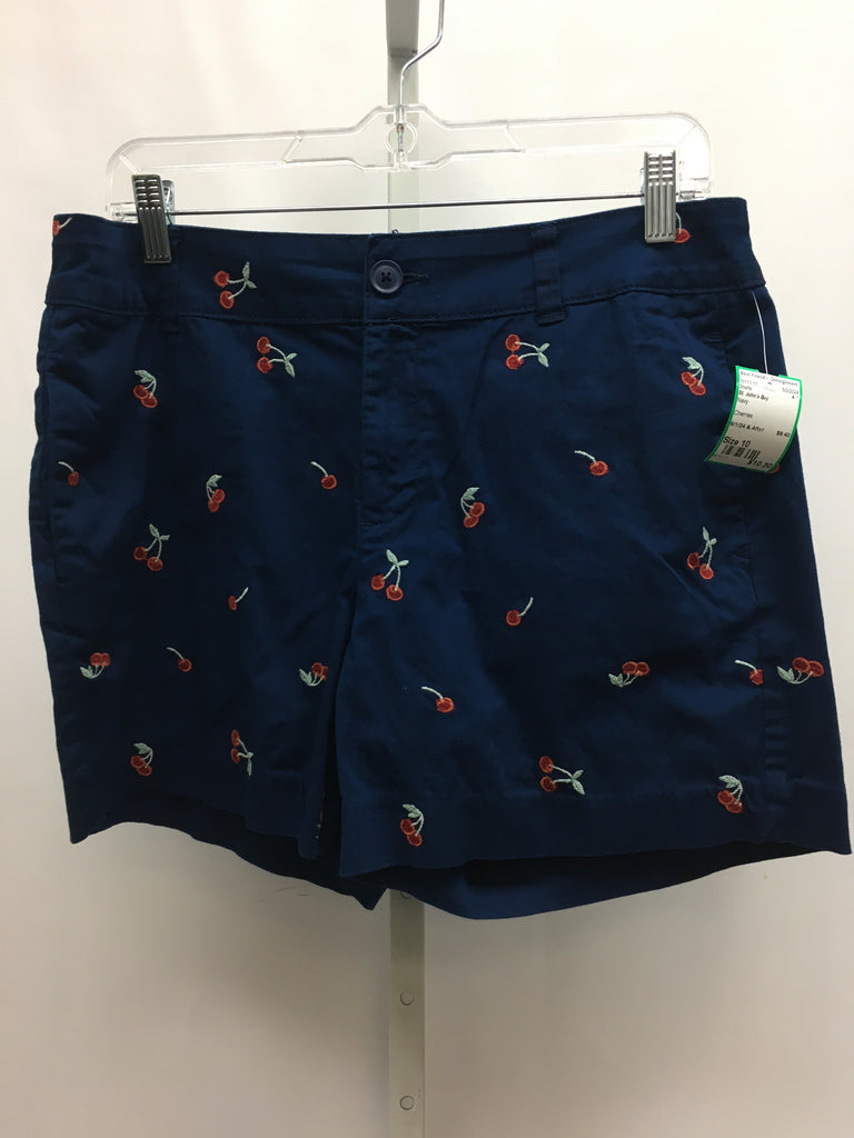St. John's Bay Size 10 Navy Shorts