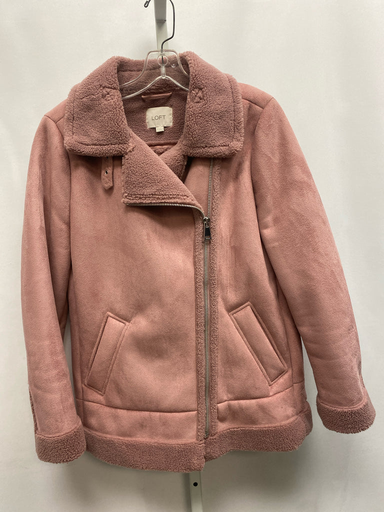LOFT Size Medium Pink Coat