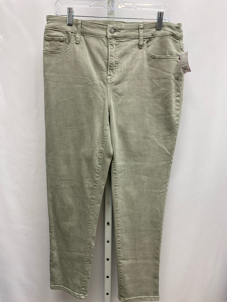 Chico's Size 30 (10) Green Jeans