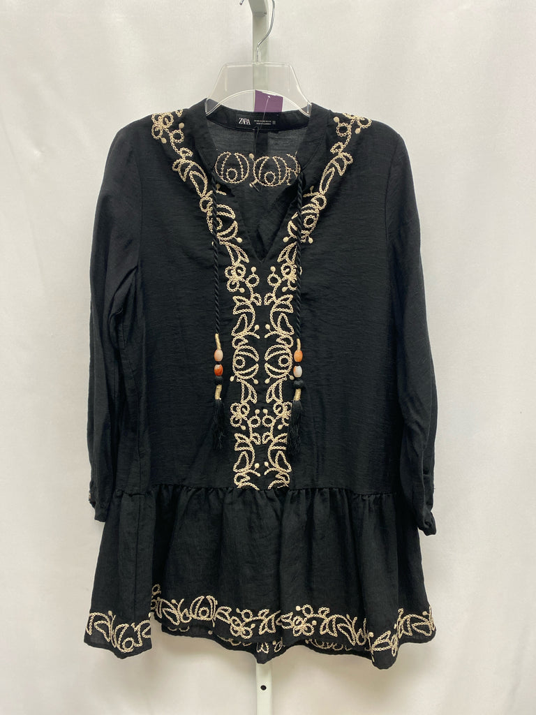 Size XS Zara Black Long Sleeve Dress