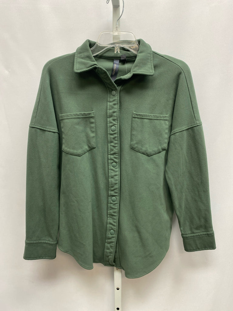 Mondetta Size Small Army Green Long Sleeve Top