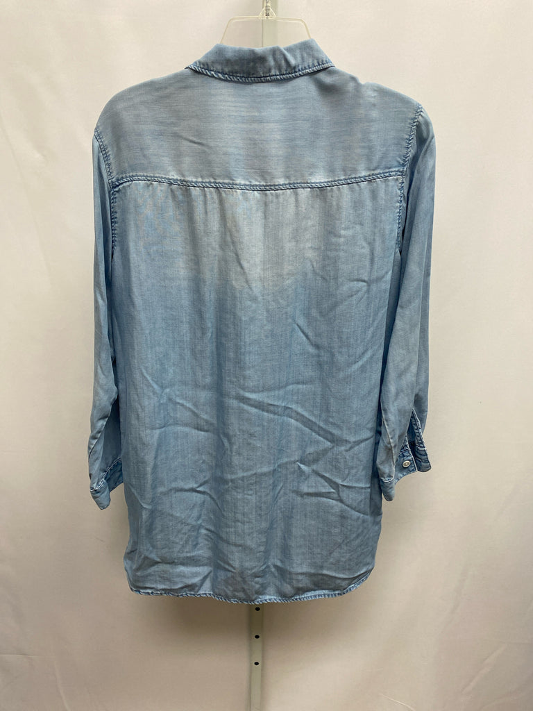 &denim Size 4 Denim Long Sleeve Top