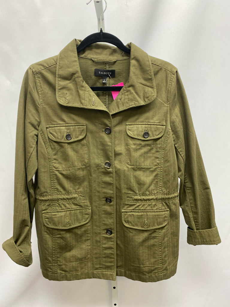 Size Small Talbots Army Green Jacket/Outerwear