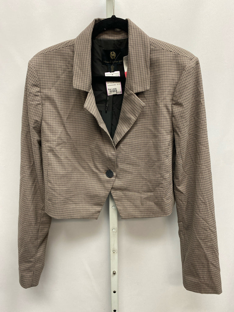 House of Harlow Size Large Mauve print Jacket/Top