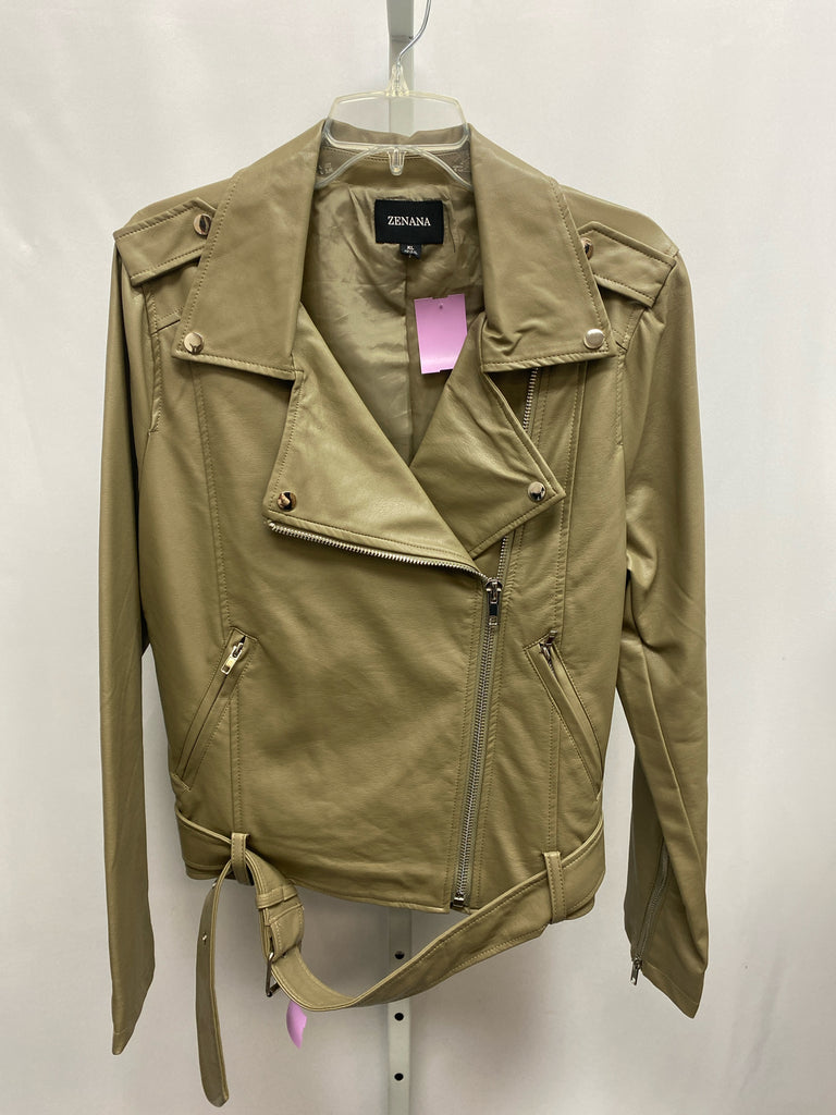 Size XL Zenana Olive Jacket/Outerwear