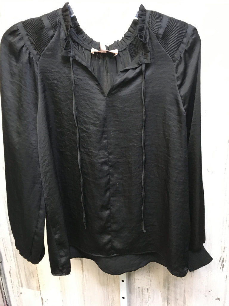 Philosophy Size Medium Black Long Sleeve Top