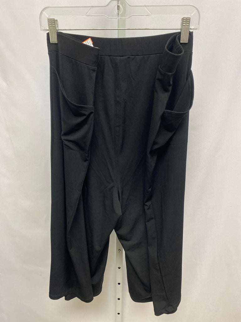 Susan Graver Size 3X Black Crop/Capri