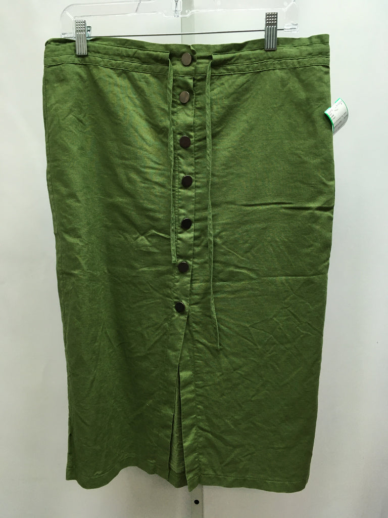 Size Medium Lulus Green Skirt