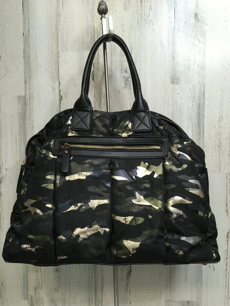 Black Print Tote