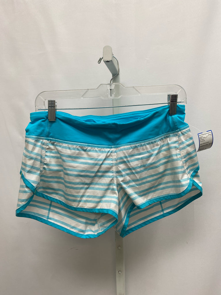 lululemon Blue/White Athletic Short