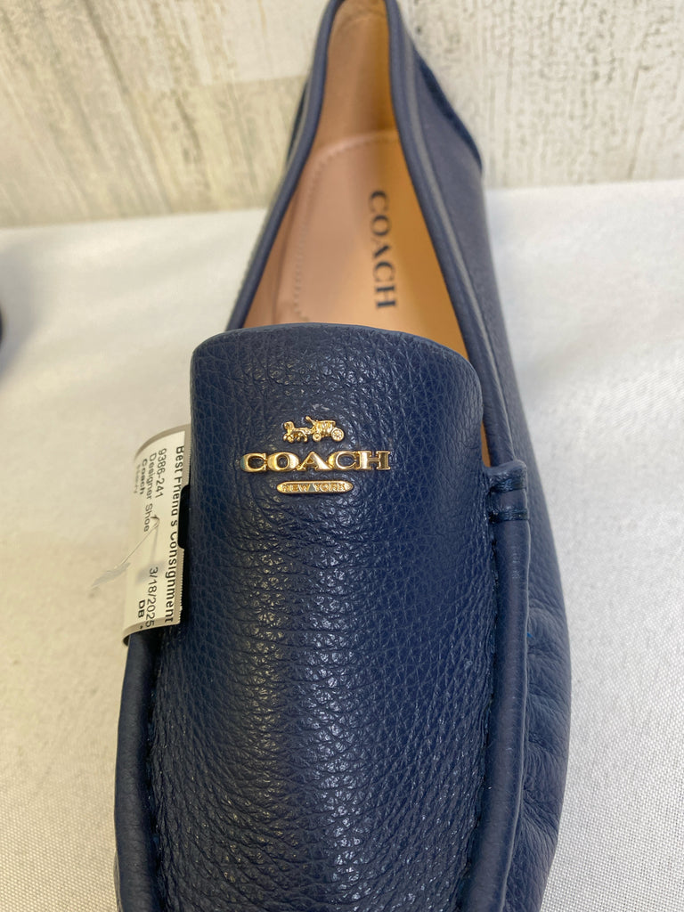 Coach Size 9 Navy Designer Shoe
