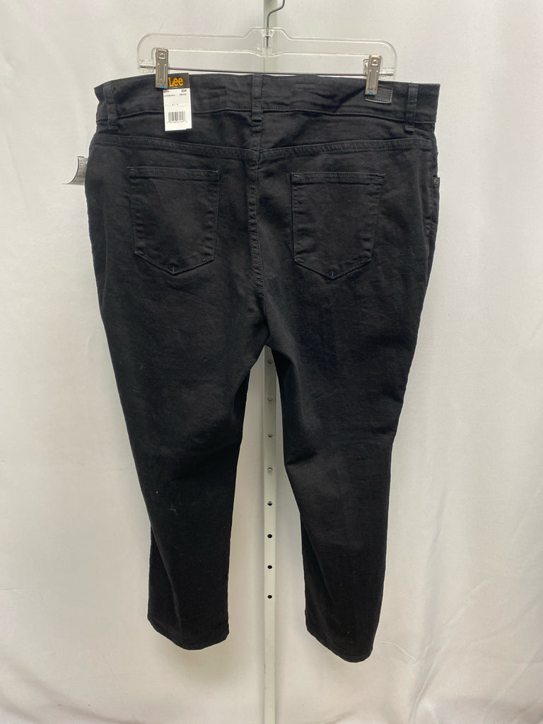 Lee Size 20W Black Jeans