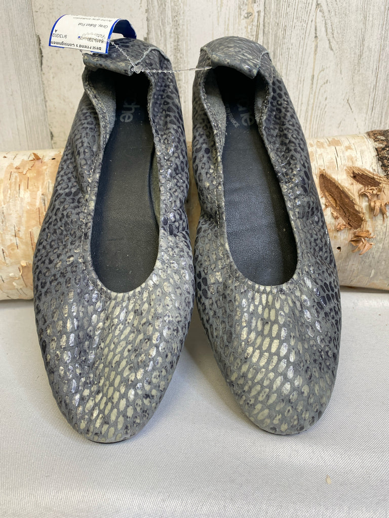 Size 41 (10/10.5) Gray Ballet Flat Flats