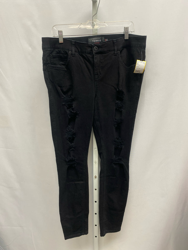 Torrid Size 32/14 Black Denim Jeans